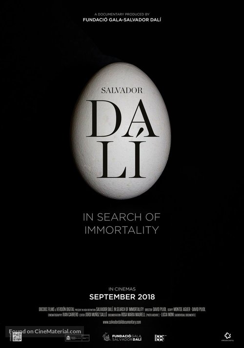 Salvador Dal&iacute;: In Search of Immortality - British Movie Poster