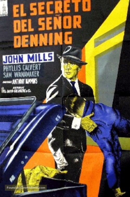 Mr. Denning Drives North - Argentinian Movie Poster