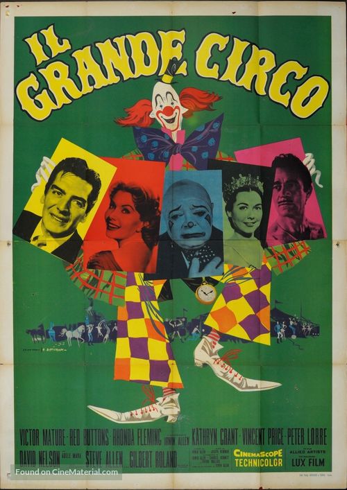 The Big Circus - Italian Movie Poster
