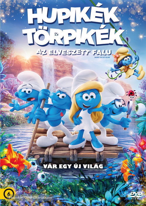 Smurfs: The Lost Village - Hungarian DVD movie cover