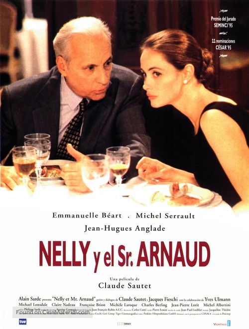 Nelly &amp; Monsieur Arnaud - Spanish Movie Poster