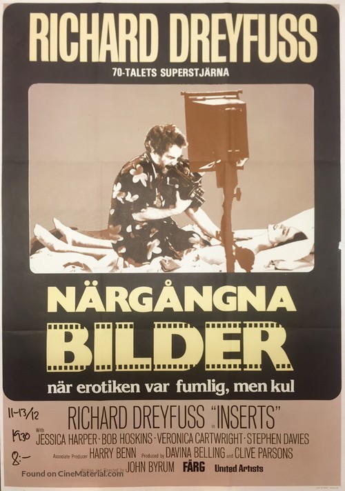 Inserts - Swedish Movie Poster