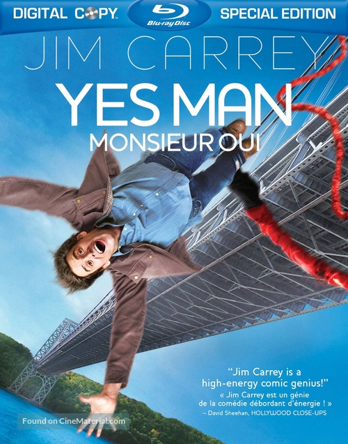 Yes Man - Canadian Blu-Ray movie cover