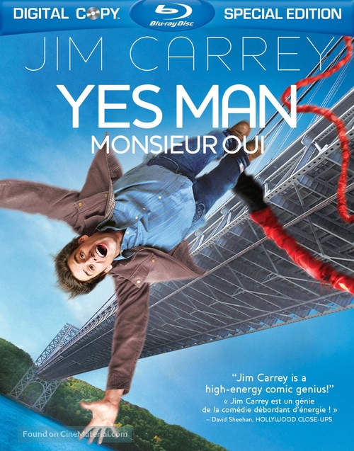 Yes Man - Canadian Blu-Ray movie cover