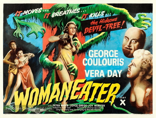 Womaneater - British Movie Poster
