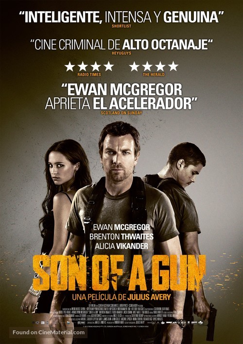 Son of a Gun - Spanish Movie Poster