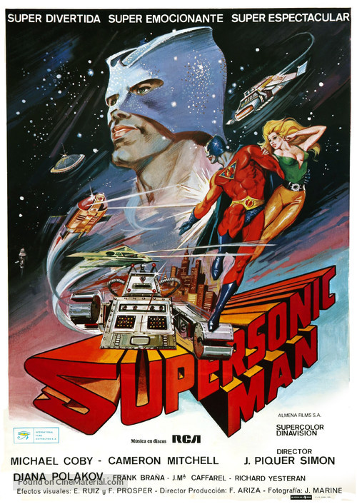 Supersonic Man - Spanish Movie Poster