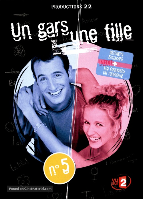 &quot;Un gars, une fille&quot; - French DVD movie cover