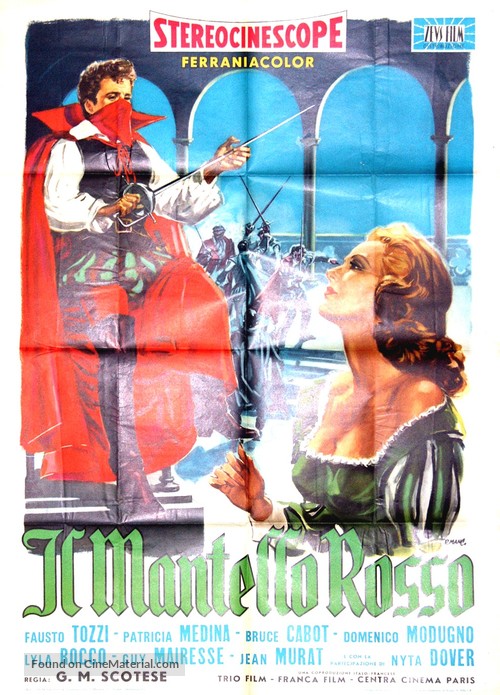 Il mantello rosso - Italian Movie Poster