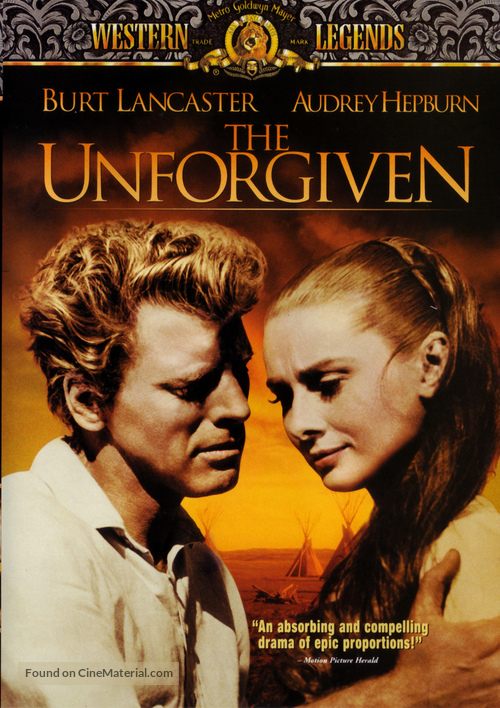 The Unforgiven - DVD movie cover