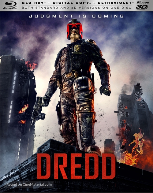 Dredd - Blu-Ray movie cover