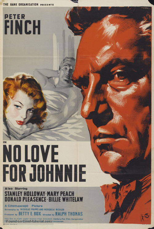 No Love for Johnnie - British Movie Poster