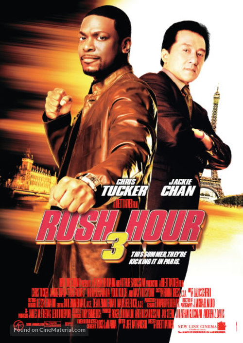 Rush Hour 3 - Swedish Movie Poster