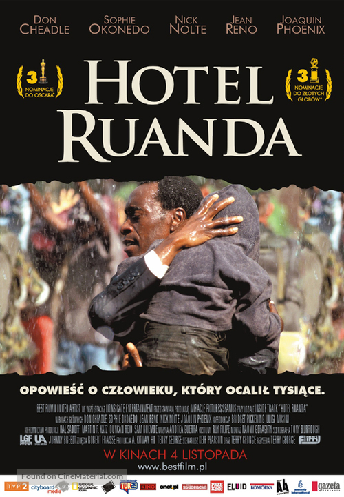 Hotel Rwanda - Polish Advance movie poster
