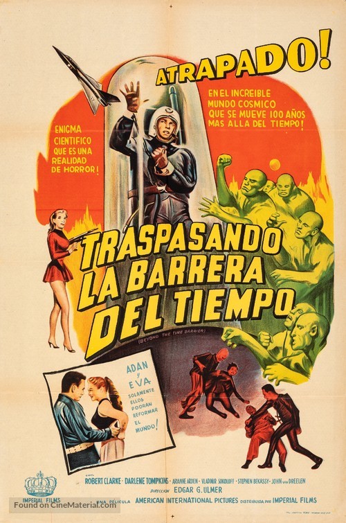 Beyond the Time Barrier - Argentinian Movie Poster