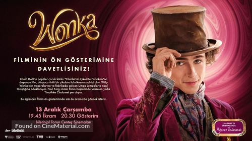Wonka - Turkish poster