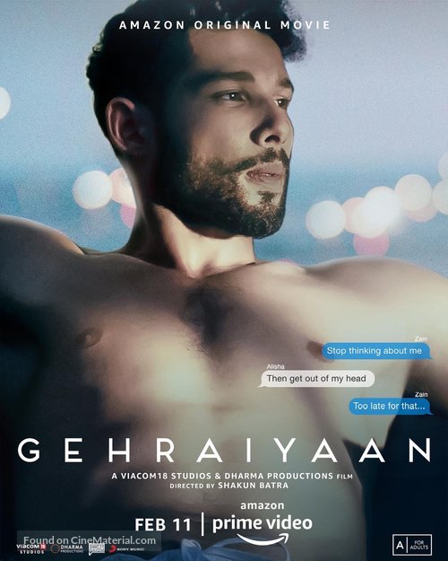 Gehraiyaan - Indian Movie Poster