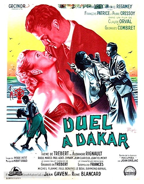 Duel &agrave; Dakar - French Movie Poster