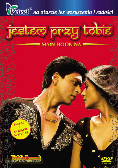 Main Hoon Na - Polish DVD movie cover