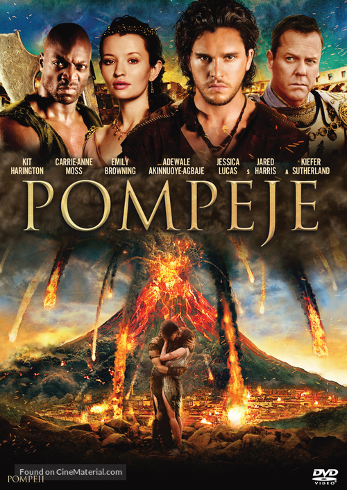 Pompeii - Slovak DVD movie cover