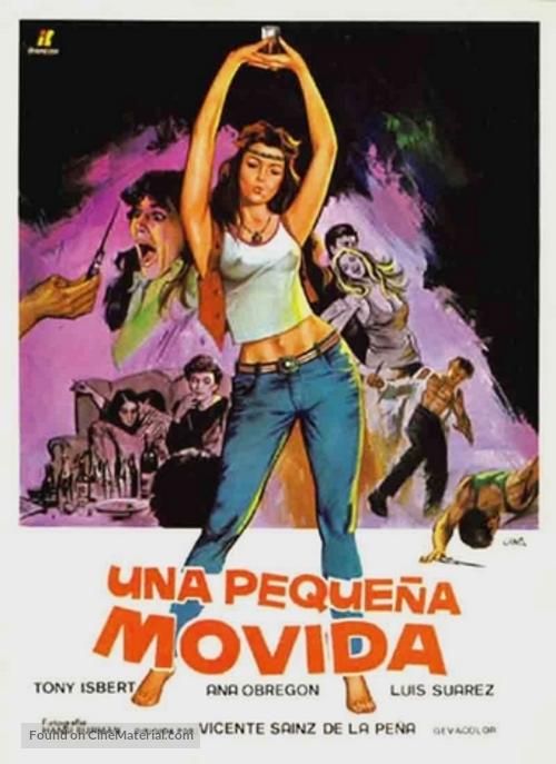 Una peque&ntilde;a movida - Spanish Movie Poster