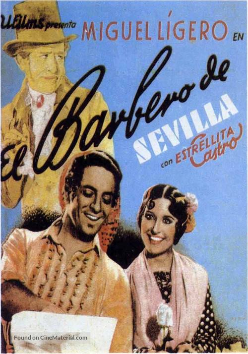 El barbero de Sevilla - Spanish Movie Poster