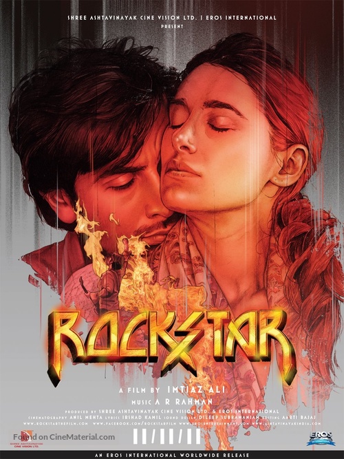 Rockstar - Indian Movie Poster