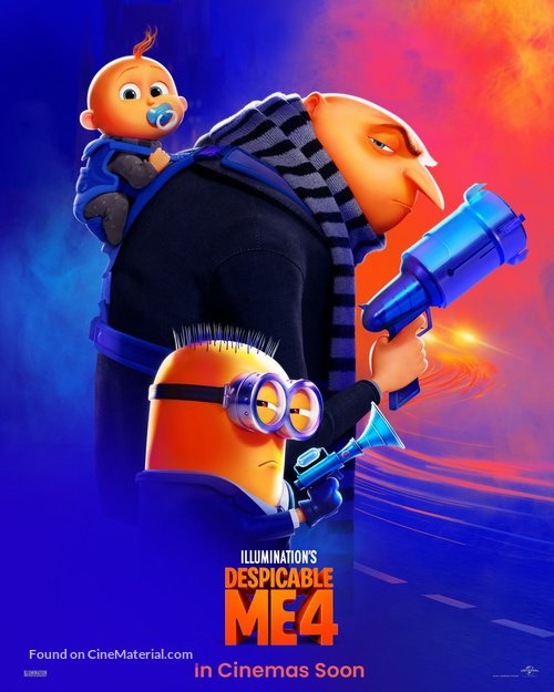 Despicable Me 4 - British Movie Poster