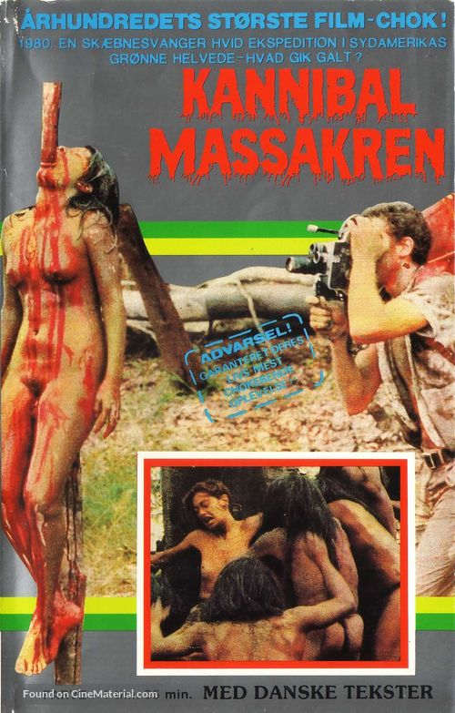 Cannibal Holocaust - Danish VHS movie cover