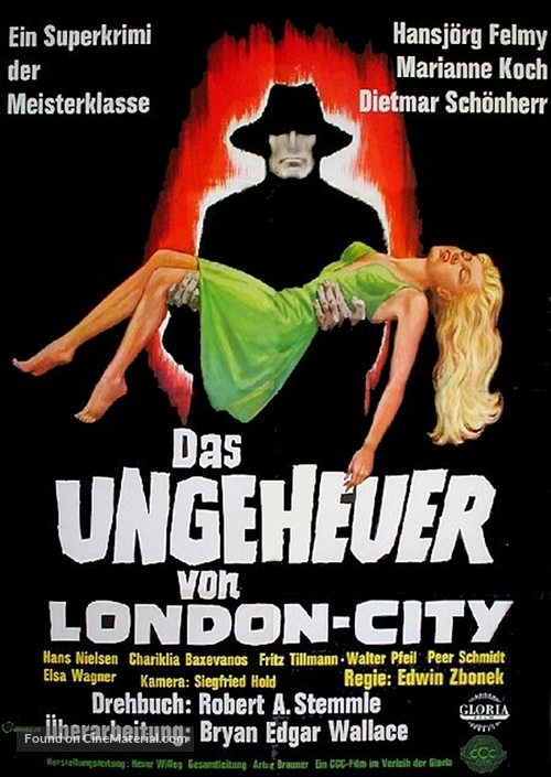 Das Ungeheuer von London-City - German Movie Poster