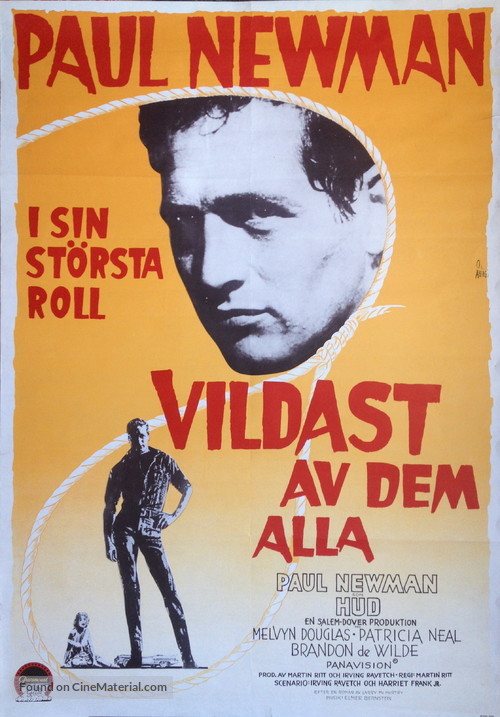 Hud - Swedish Movie Poster