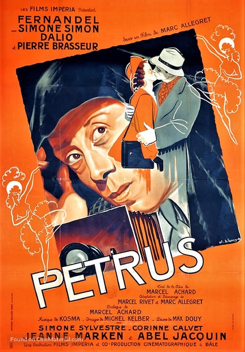 P&eacute;trus - French Movie Poster