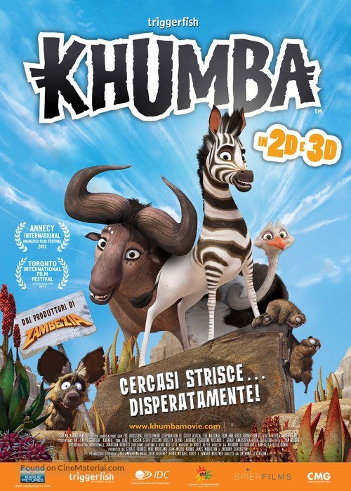 Khumba - Italian Movie Poster