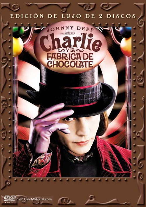 Charlie and the Chocolate Factory - Argentinian DVD movie cover