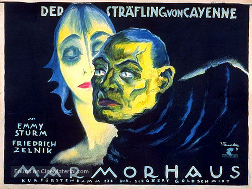 Der Str&auml;fling von Cayenne - German Movie Poster