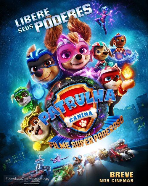 PAW Patrol: The Mighty Movie - Brazilian Movie Poster