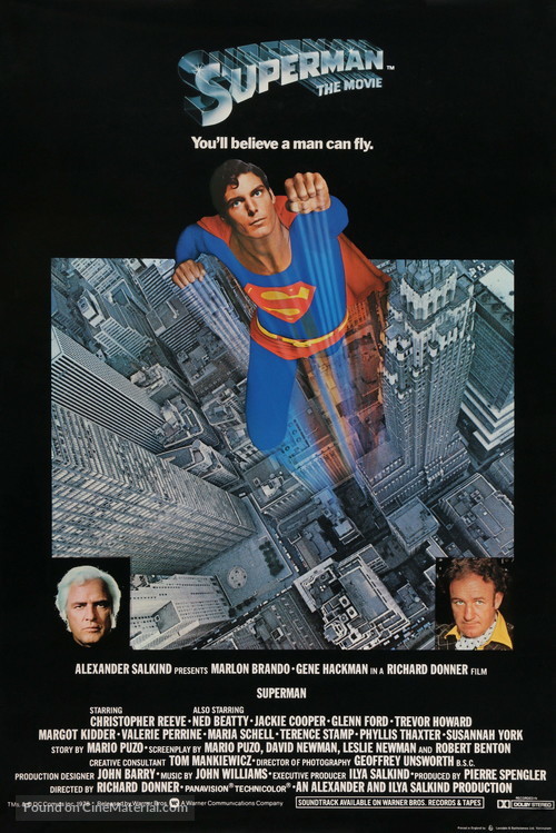 Superman - British Movie Poster
