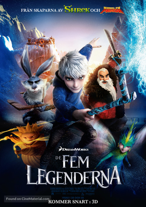 Rise of the Guardians - Swedish Movie Poster