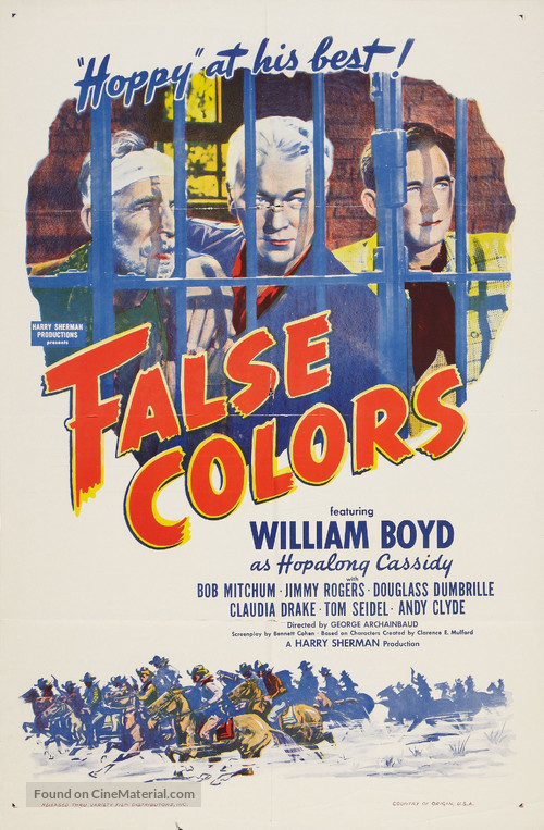 False Colors - Re-release movie poster