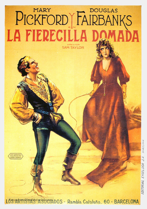 The Taming of the Shrew - Spanish Movie Poster