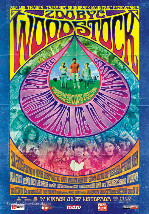 Taking Woodstock - Polish Movie Poster