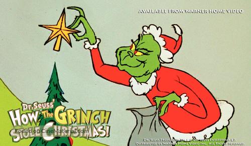 How the Grinch Stole Christmas! - Video release movie poster