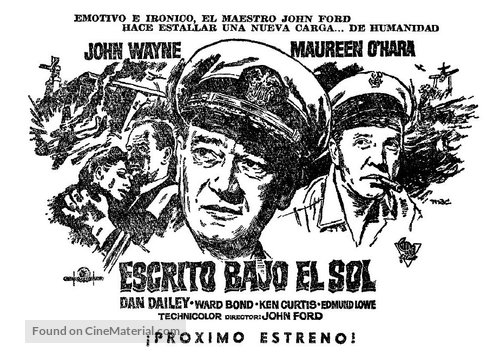 The Wings of Eagles - Spanish Movie Poster