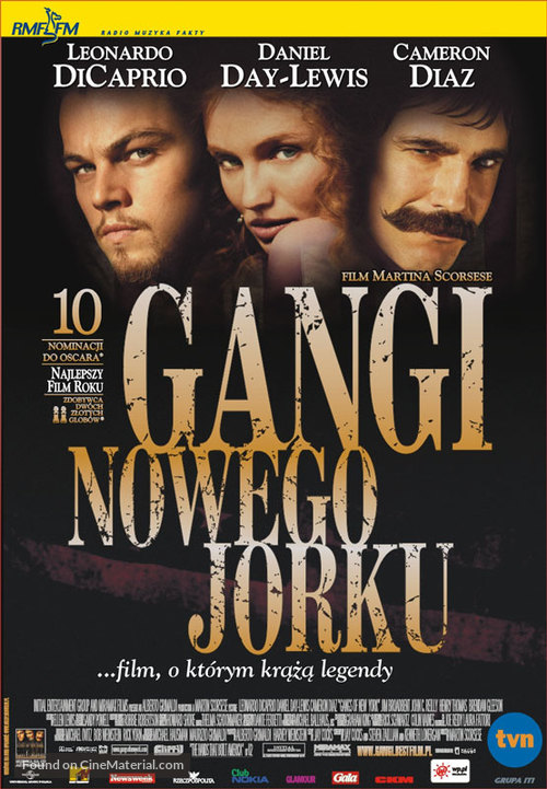 Gangs Of New York - Polish Movie Poster
