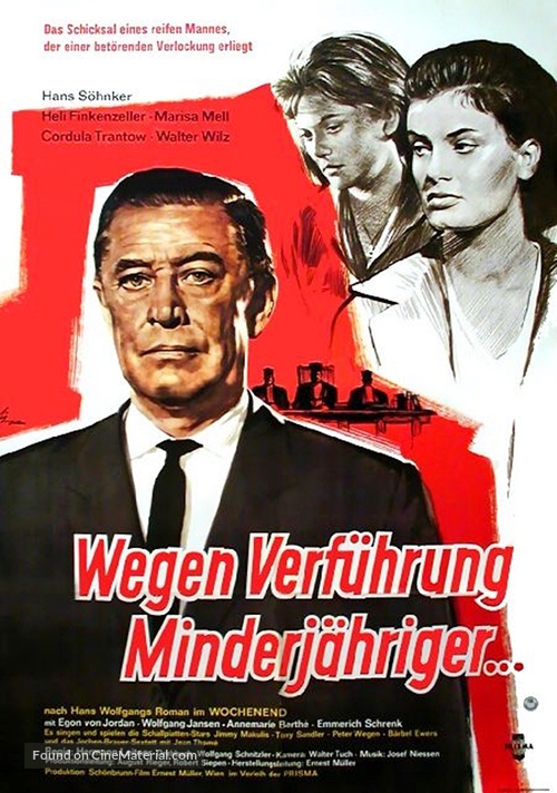 Wegen Verf&uuml;hrung Minderj&auml;hriger - German Movie Poster