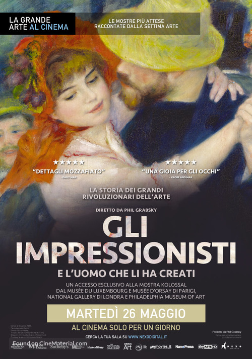 The Impressionists - Italian Movie Poster