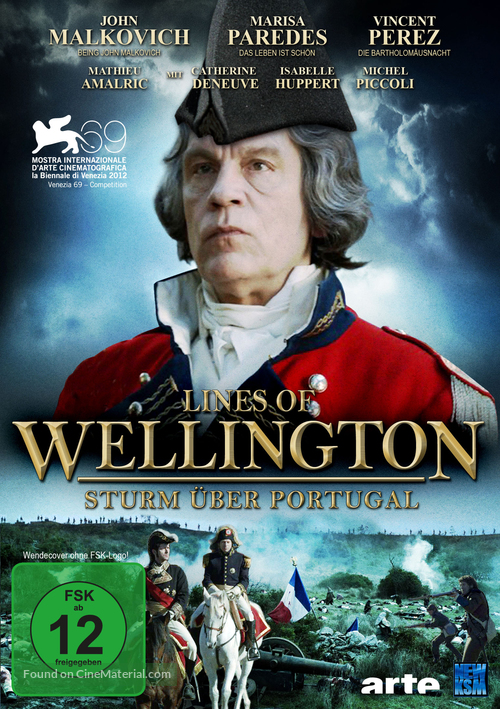 Linhas de Wellington - German DVD movie cover