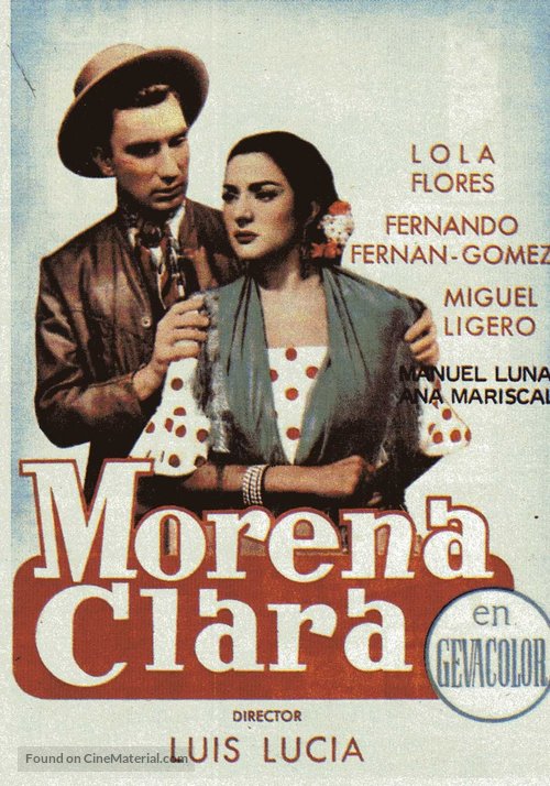 Morena Clara - Spanish Movie Poster