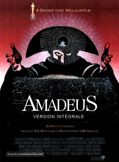Amadeus - French Movie Poster