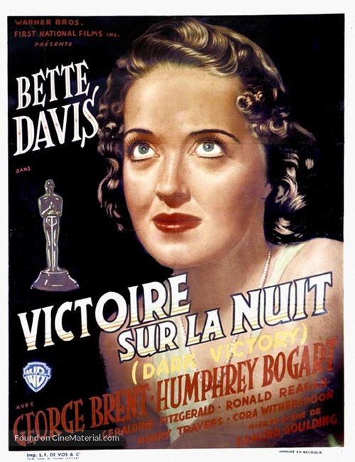 Dark Victory - Belgian Movie Poster